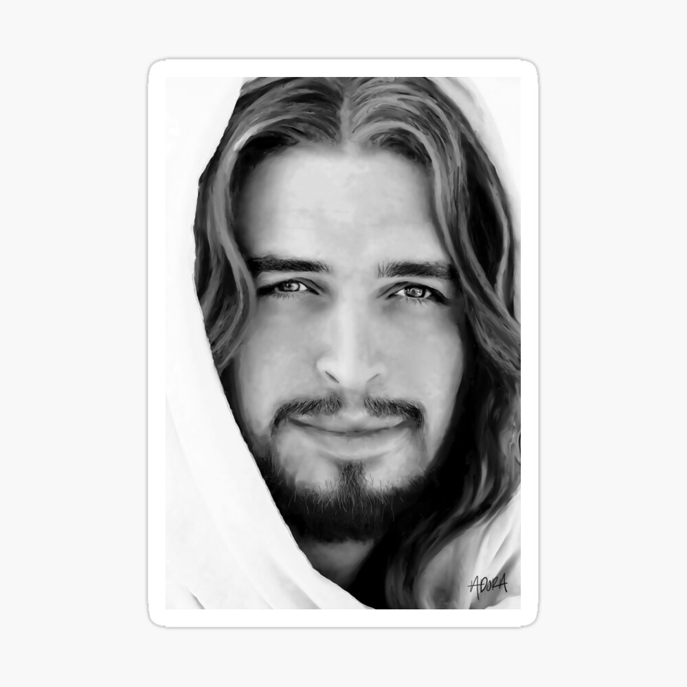Jesus Christ Smiling Portrait Print by Adora (Project Made New ...