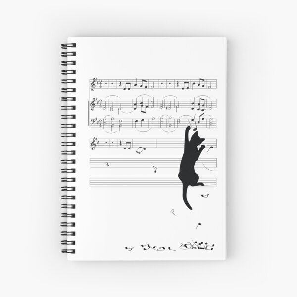 Bohemian Cat - Beautiful Spiral Notebook - Ruled Line – Arty Cats