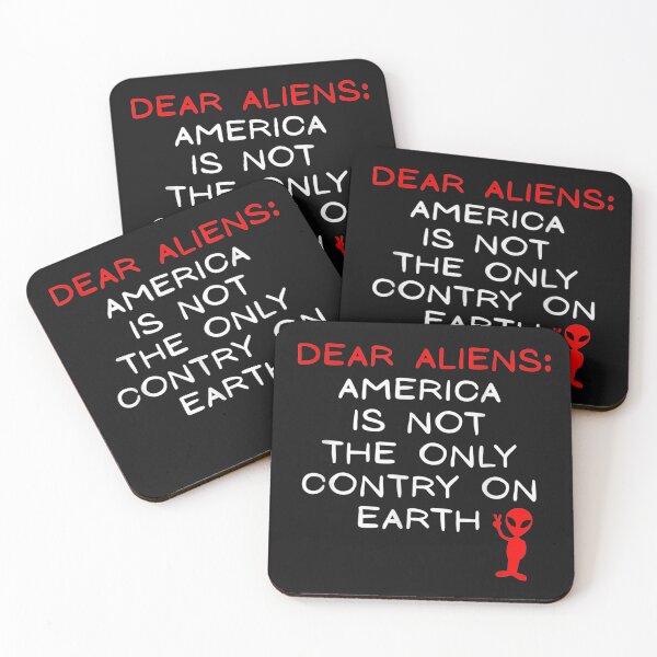 Item preview, Dear Alien America is Not The only Country on Earth Funny T-Shirt designed and sold by Tourane-Navy.