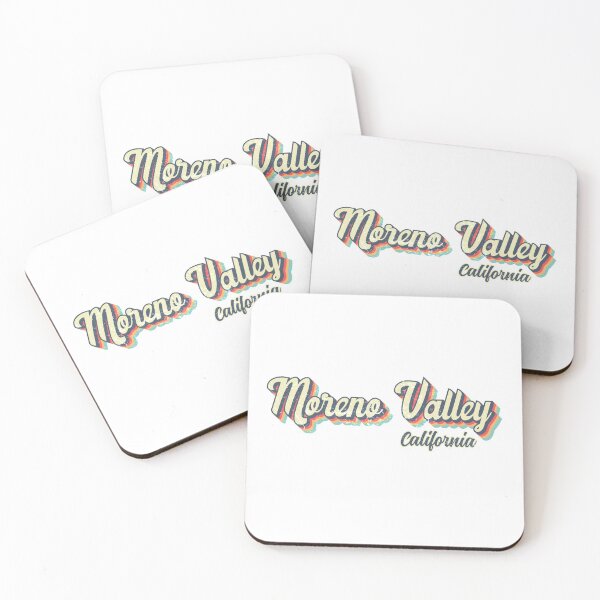 Item preview, Moreno Valley City California Retro Vintage 70s rainbow designed and sold by Teelogic.