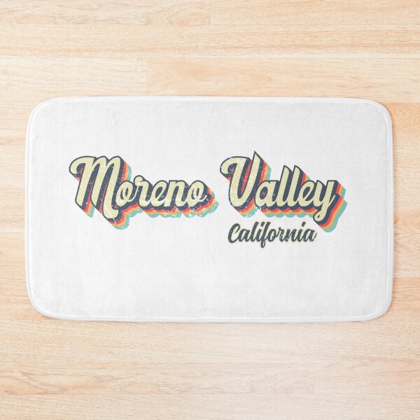 Item preview, Moreno Valley City California Retro Vintage 70s rainbow designed and sold by Teelogic.