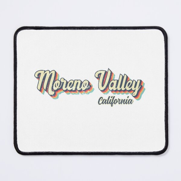Item preview, Moreno Valley City California Retro Vintage 70s rainbow designed and sold by Teelogic.