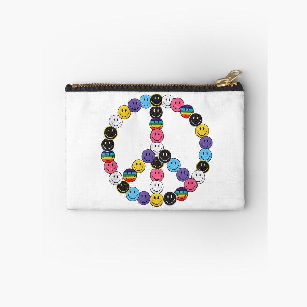 Item preview, Hippie Racial Diversity Smiley Emoticon 70s & 80s Peace Sign  designed and sold by AlvaShop.
