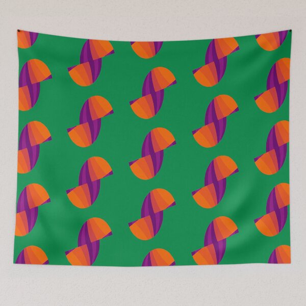 Item preview, Orange and Purple Cut Shape designed and sold by KeksWorkroom.