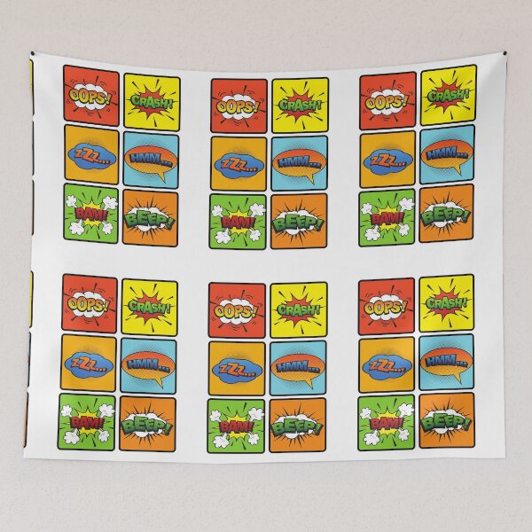 Item preview, Oops - Crash - Zzz... - Hmm... - Bam - Beep designed and sold by VerasYebes.