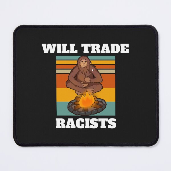 Item preview, Will trade racists for refugees (Big Foot Camper) designed and sold by UnboundFull.