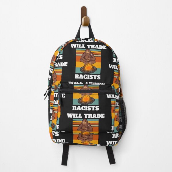 Item preview, Will trade racists for refugees (Big Foot Camper) designed and sold by UnboundFull.