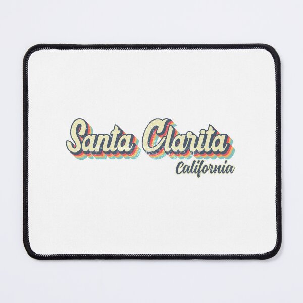 Item preview, Santa Clarita City California Retro Vintage 70s rainbow designed and sold by Teelogic.