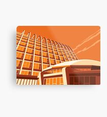 Toast Rack and Fried Egg, Manchester Polytechnic Metal Print