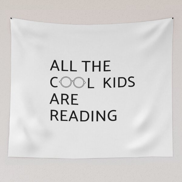 Item preview, Book lover, reader gift, All the cool kids are reading  designed and sold by Benchamart.