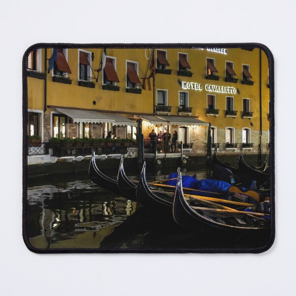 Item preview, Where the Gondolas Go to Sleep - Bacino Orseolo, Venice, Italy designed and sold by Georgia Mizuleva.