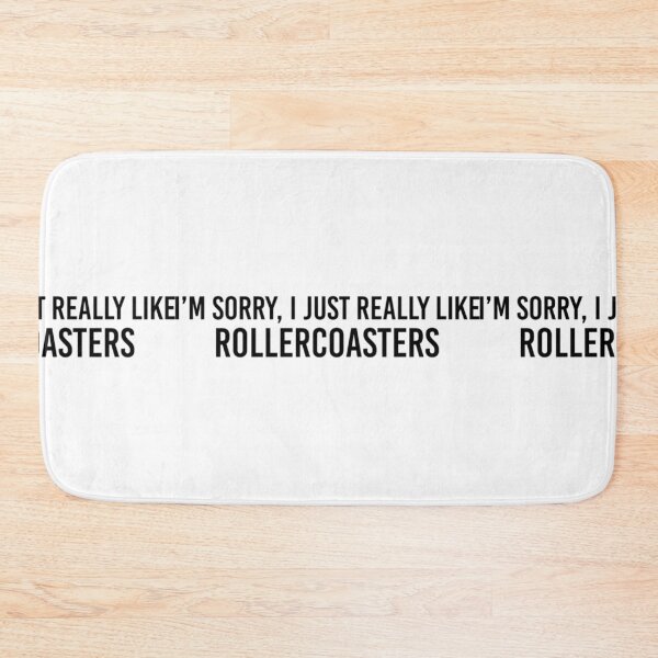 Item preview, Im Sorry I Just Really Like Rollercoasters Sticker designed and sold by JoelMurraiy.