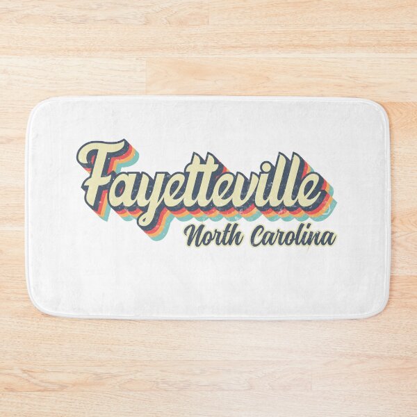 Item preview, Fayetteville city North Carolina Retro Vintage 70s rainbow designed and sold by Teelogic.
