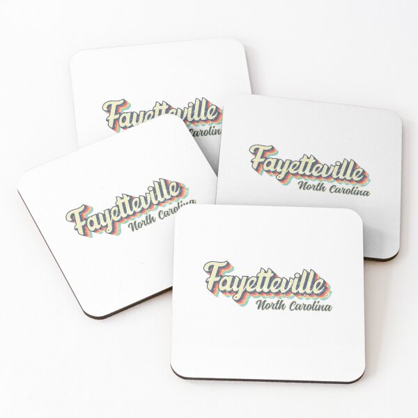 Item preview, Fayetteville city North Carolina Retro Vintage 70s rainbow designed and sold by Teelogic.