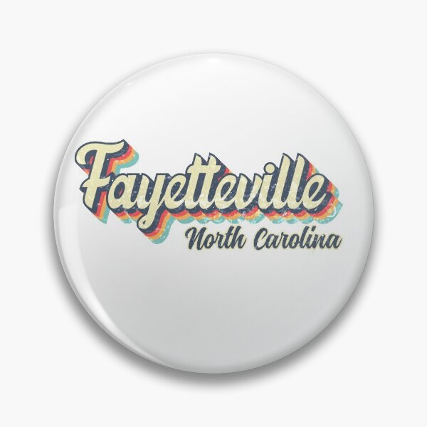 Item preview, Fayetteville city North Carolina Retro Vintage 70s rainbow designed and sold by Teelogic.