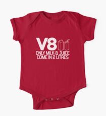 V8 - Only milk & juice come in 2 litres (1) One Piece - Short Sleeve