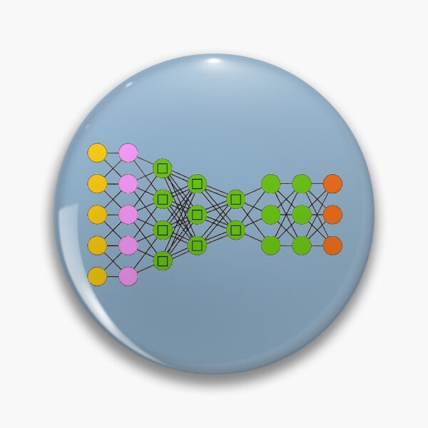 Item preview, A Simple Neural Network Diagram designed and sold by Phantasmal-2-do.
