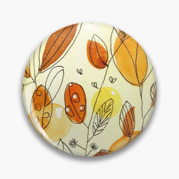 Item preview, Yellow Tones Watercolour Doodles designed and sold by AnnetteGWhite.