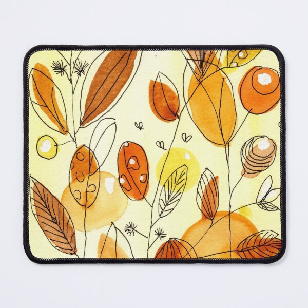 Item preview, Yellow Tones Watercolour Doodles designed and sold by AnnetteGWhite.