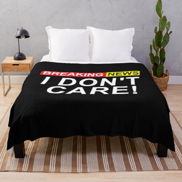 Item preview, Breaking news i don_t care T-Shirt designed and sold by Tourane-Navy.