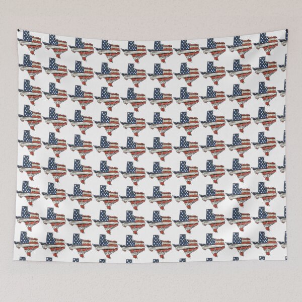 Item preview, Texas State Outline Flag USA designed and sold by Michael Garber.