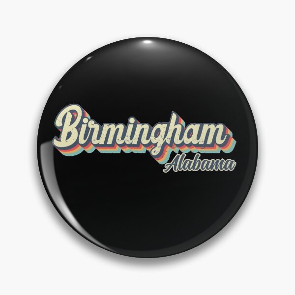 Item preview, Birmingham city Alabama Retro Vintage 70s rainbow designed and sold by Teelogic.