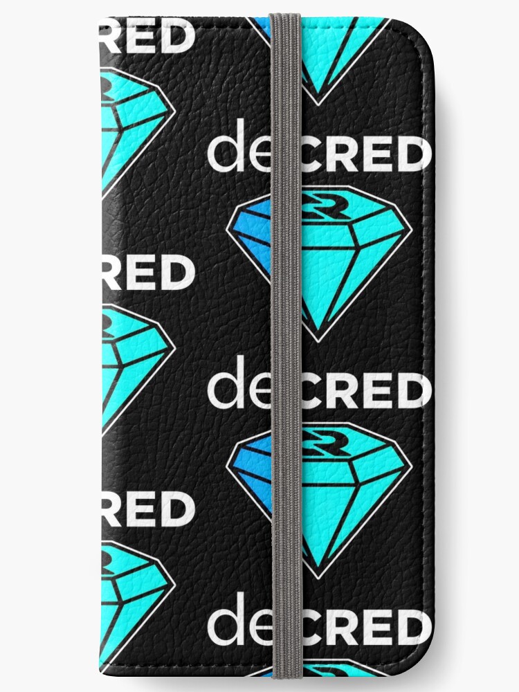 Thumbnail 1 of 6, iPhone Wallet, Decred gem © v1 (Design timestamped by https://timestamp.decred.org/) designed and sold by OfficialCryptos.