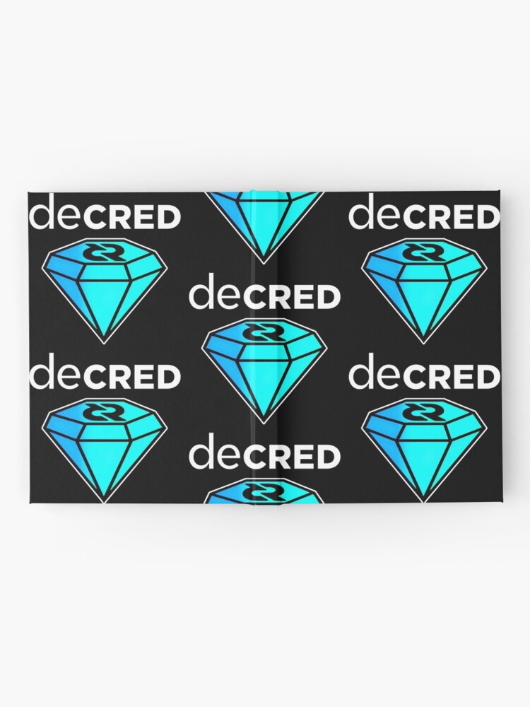 Thumbnail 2 of 3, Hardcover Journal, Decred gem © v1 (Design timestamped by https://timestamp.decred.org/) designed and sold by OfficialCryptos.