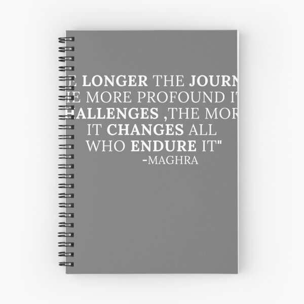 Item preview, SEE quotes-"The longer the journey,the more challenges ,the more it changes all who endure it "-MAGHRA QUOTES -JASON MOMOA -BABA VOSS-GYM QUOTES T SHIRTS ,POSTERS ,STICKERS ETC designed and sold by Designerstown.