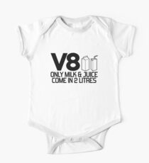 V8 - Only milk & juice come in 2 litres (2) One Piece - Short Sleeve