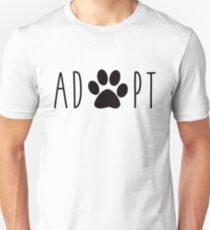 Adopt Dogs Unisex T-Shirt