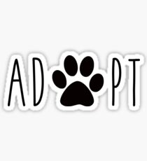 Adopt Dogs Sticker