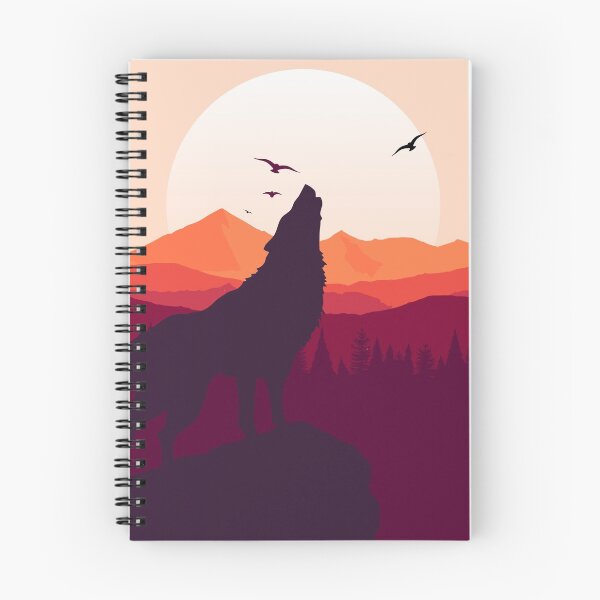Item preview, holwing wolf designed and sold by wolvoo.