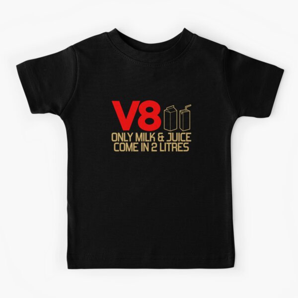 V8 - Seulement le lait et le jus entrent dans 2 litres (3) T-shirt enfant