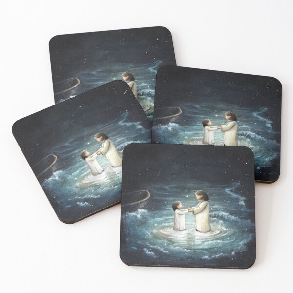Item preview, Walking On Water (Matthew 14:27) Painting by Adora (Project Made New) designed and sold by projectmadenew.