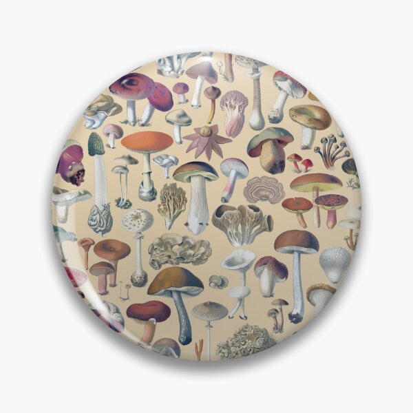 Item preview, Vintage mushrooms pattern designed and sold by martstudio.