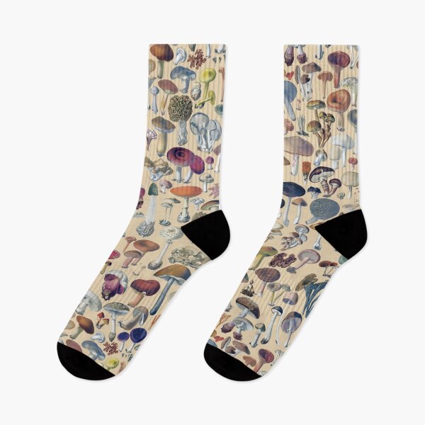 Item preview, Vintage mushrooms pattern designed and sold by martstudio.