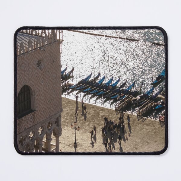 Item preview, Doge's Palace in Venice - Long Shadows and Brilliant Waters From Above designed and sold by Georgia Mizuleva.