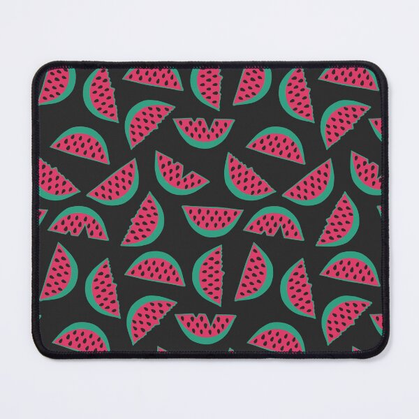 Item preview, Fun Watermelon Print on Black Background designed and sold by cgroenewald.
