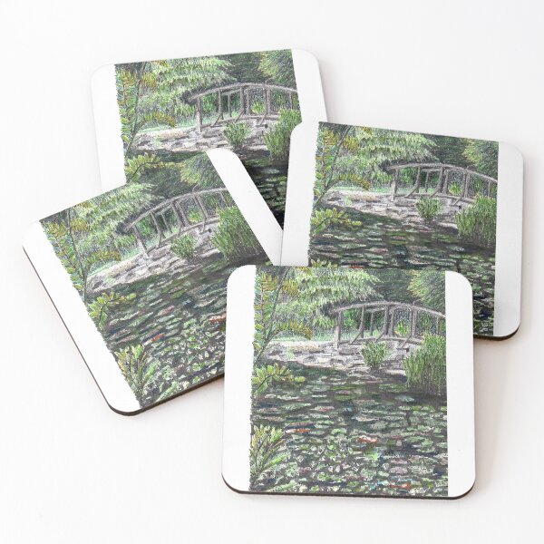 Item preview, Furzey Gardens, UK - Lake bridge designed and sold by Jim Griffiths.