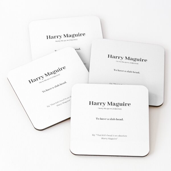 Item preview, Harry Maguire Football Definition - Funny Gift For Football Lovers Sticker designed and sold by ijdesigns.