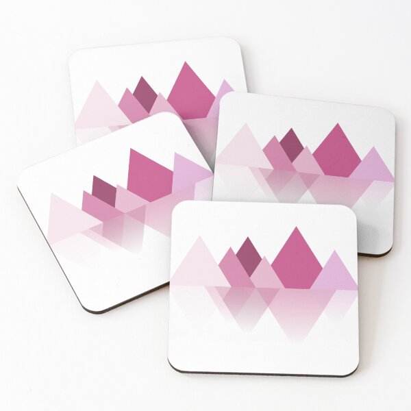 Item preview, pink mountains  designed and sold by powerpointer.