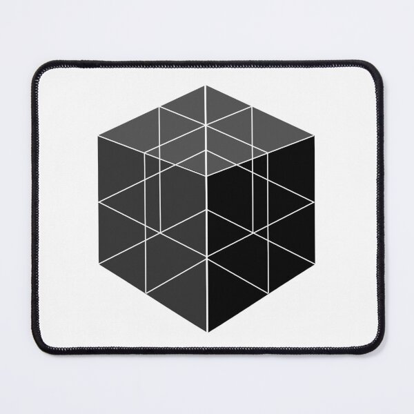 Item preview, cube volume black design designed and sold by LeaPoupin.