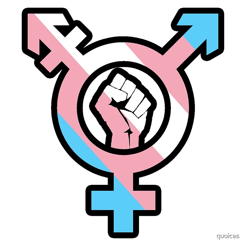 "The Trans Fist!" by being-lgbt | Redbubble
