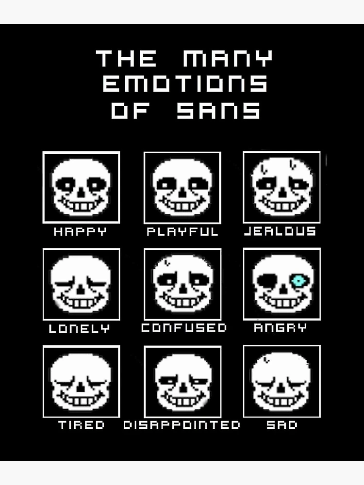 Horror sans sane pixel art