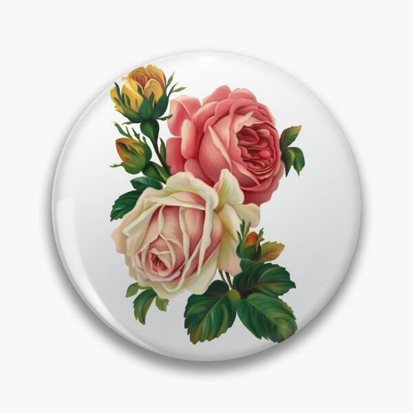Item preview, pink and white roses illustration, Rose Flower designed and sold by JoelMurraiy.