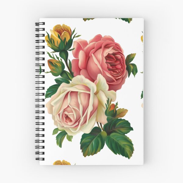 Item preview, pink and white roses illustration, Rose Flower designed and sold by JoelMurraiy.