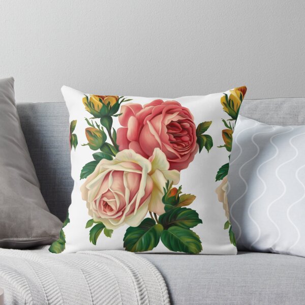 Item preview, pink and white roses illustration, Rose Flower designed and sold by JoelMurraiy.