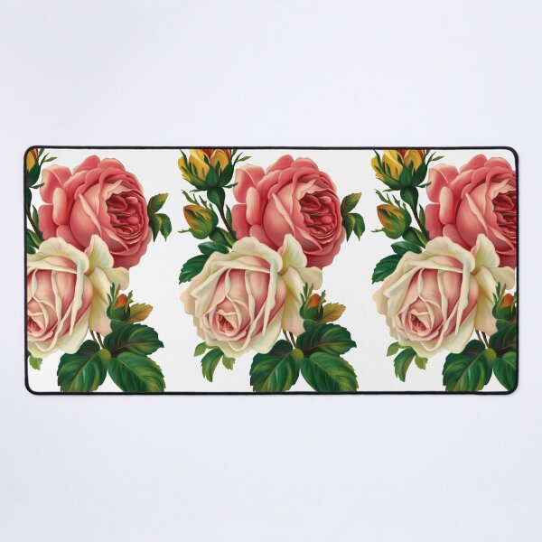 Item preview, pink and white roses illustration, Rose Flower designed and sold by JoelMurraiy.