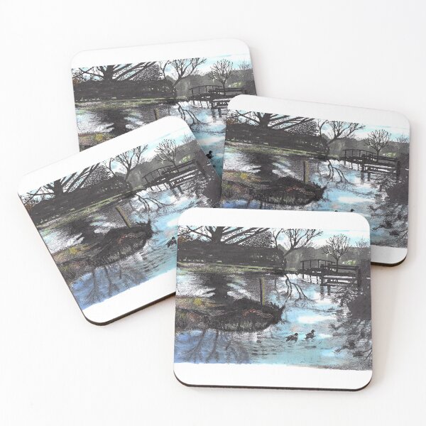Item preview, Furzey Gardens, UK - Lake in winter designed and sold by Jim Griffiths.